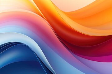 Fototapeta premium Abstract colorful wavy background design with vibrant colors.