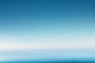 Obraz premium The backdrop features a seamless transition from deep ocean blue to lighter azure tones, creating a calming and versatile aesthetic for various creative applications