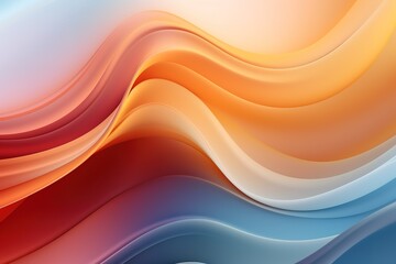 Abstract background with flowing colorful waves.