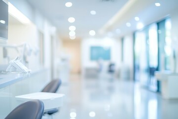 A softly lit clinic interior creates a serene atmosphere designed for patient comfort and relaxation during appointments
