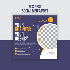 Social media post design, Business Social Media Post With template.