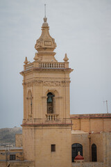 Fototapeta premium bell tower of the church of st john the baptist church