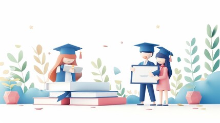 Principal handing diploma to top student, joyful expression, Graduation Moment, Educational Milestone