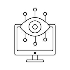 Computer Vision icon, Revolutionizing Industries with Computer Vision Technology, Understanding the Fundamentals of Computer Vision in AI, Applications of Computer Vision From Facial Recognition Ai
