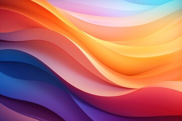 Abstract colorful wavy background with gradient colors.