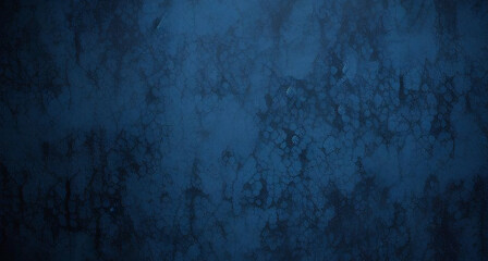 Obraz premium dark blue background texture with black vignette in old vintage grunge textured border design dark elegant teal color wall with light spotlight center 
