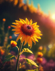 sunflower in the sun