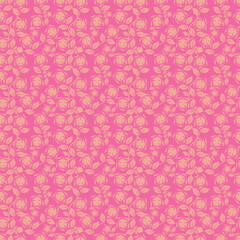 Abstract seamless allover floral chintz pattern design for Textile prints, wallpapers and other decorative projects