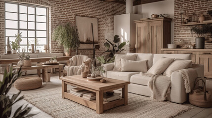 Beautiful farmhouse style living room
