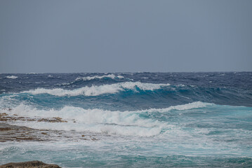 Fototapeta premium waves on the beach