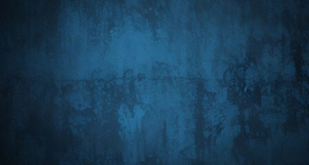 Obraz premium Textured midnight blue background in azure and light indigo, formed canvas shape, color splash of crimson and cerulean