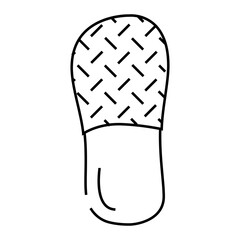 elegance footwear line icon vector. elegance footwear sign. isolated contour symbol black illustration