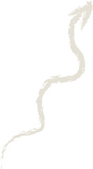 Fototapeta premium Hand Drawn Wavy Arrow Up Scribble