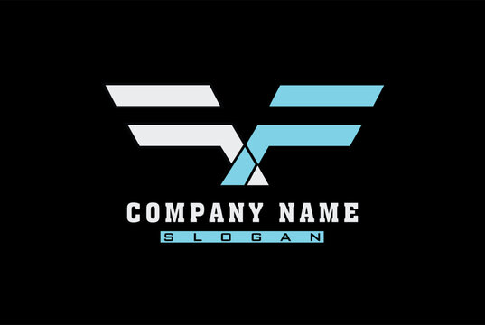 F T F FT TF FTF FF VT VF TFV FTT VTF TVF FVT VFT initial logo design vector symbol graphic idea creative, gym and fitness logo with circle