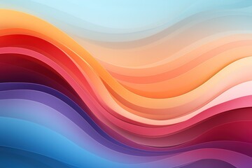 Abstract colorful wavy background with soft gradient transitions.