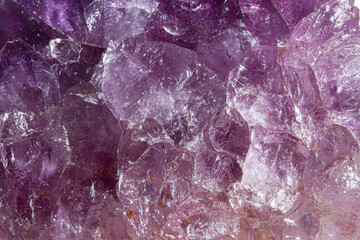 Natural Mineral Amethyst macro texture