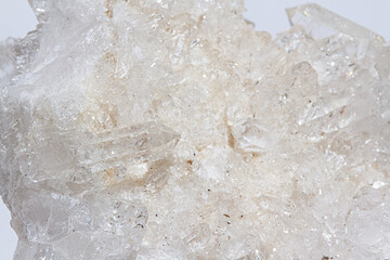 Natural Mineral Crystal Macro Texture