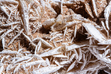 Natural Mineral Desert Rock Texture Macro