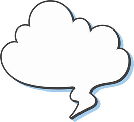 Speech bubble blank template pop up style illustration © Monsters Visual