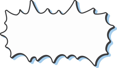 Comic text message box vintage speech bubble © Monsters Visual