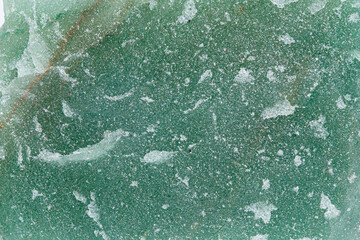 Natural Mineral Green Quartz Texture Macro