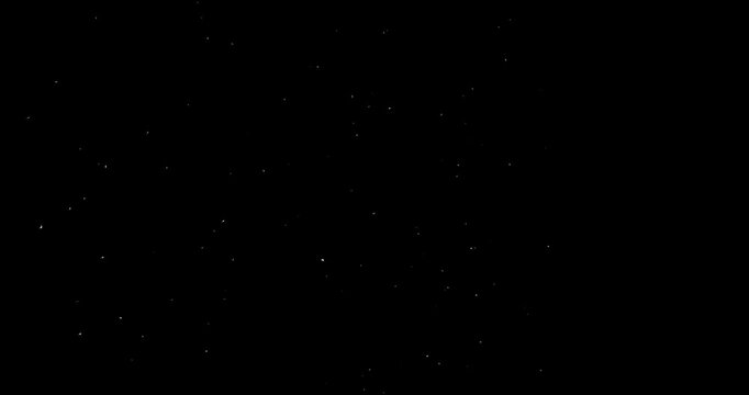 Paper Origami Birds Flying Black Background Swan Dove Video Overlay Effects Particles Across Screen 