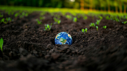 symbolic image for Earth Day - protect our planet, future for the earth