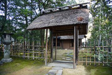 仙洞御所　又新亭の中門　京都市上京区