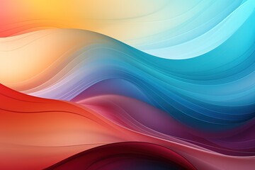 Obraz premium Abstract colorful wavy background with vibrant hues.