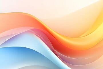 Abstract background with vibrant pastel color waves.