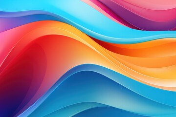 Abstract colorful wavy background with vibrant hues.