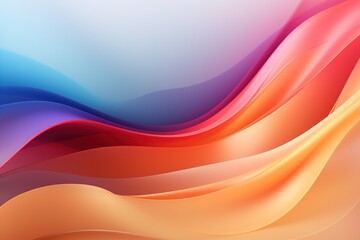 Abstract background with vibrant, flowing, curved lines in gradient shades of blue, purple, red, orange and yellow.