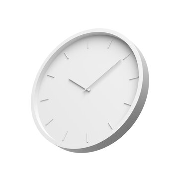 Clock. 3d illustration.