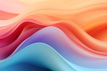 Abstract wavy background with pastel colors.