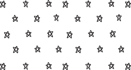 This Hand-Drawn Star Pattern Brings Whimsy to Your Designs.