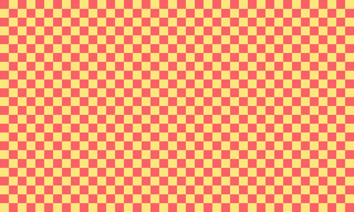 Chess board square shape seamless pattern vintage retro style vector vintage color retro style 90s 80s old vector texture fabric textile paper print packaging wrapping background wallpaper