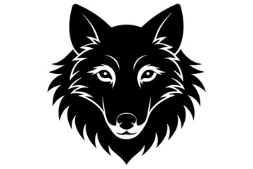 Gray Wolf Silhouette | Endangered Species USA Geometric, Line Art, Kawaii Cartoon | Vector Logo & Clipart