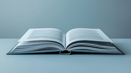 open book illustration on a white background