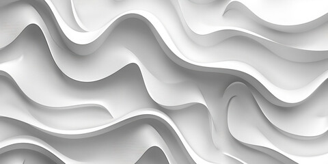 Obraz premium abstract wave white pattern texture background. white wave pattern on a white background