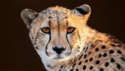 a Cheetah, Emphasizing Its Speed and Elegance in the Wild