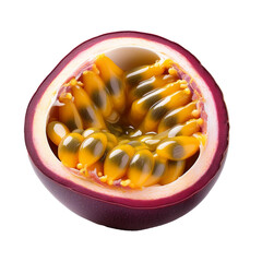 passion fruit on transparent, background