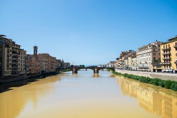 Arno River in Florence, Italy