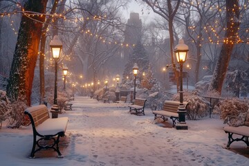 Winter Wonderland in the Park