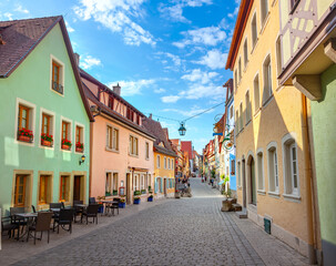 Street of a Rothenburg ob der Tauber