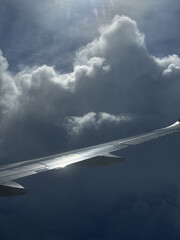 view from airplane window