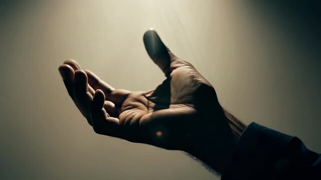 A closeup of a leaders hand gesturing emphatically their words echoing with conviction.