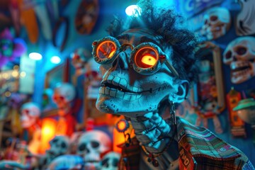 A Skeleton's Gaze in a Marketplace of Shadows