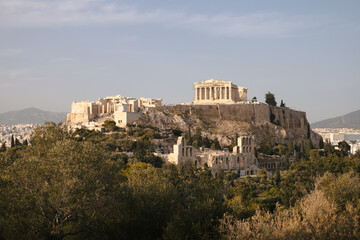 Fototapeta premium View of Acropolis of Athens, Greece