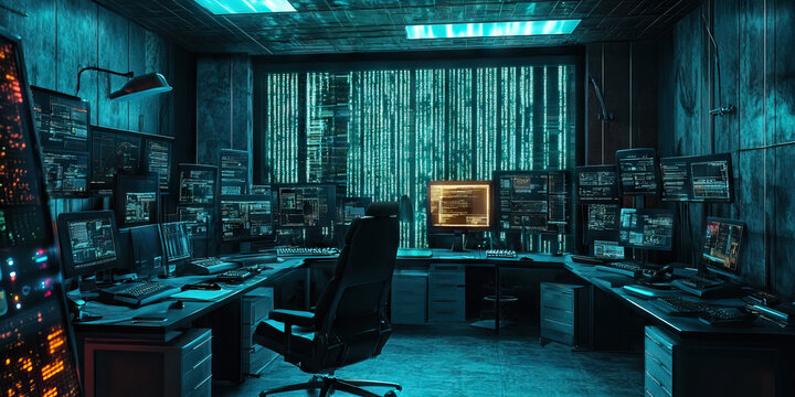 Hackers' Heaven: A high-tech hideout where elite hackers gather to exchange information and ideas