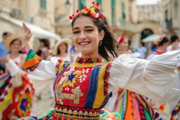 Patriotic celebration: people celebrate Malta independence day, honoring the nation's freedom with festive activities, cultural showcases, and a collective spirit of pride and unity